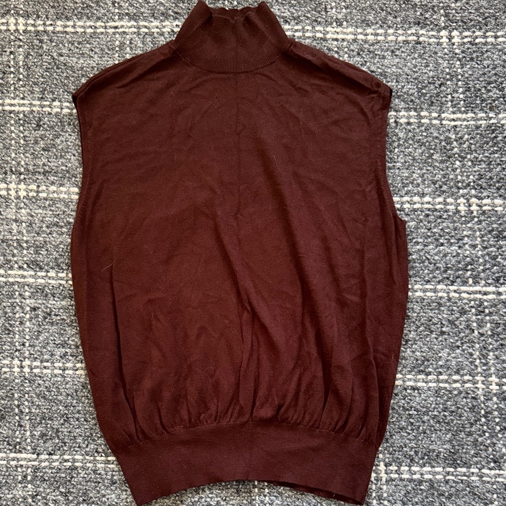 Ann Taylor Women's Rich Brown Turtleneck Sweater